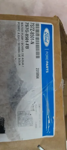 Bomba d'água original new fiesta 2017