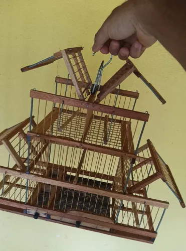 Gaiola 4 tampa quadrada 