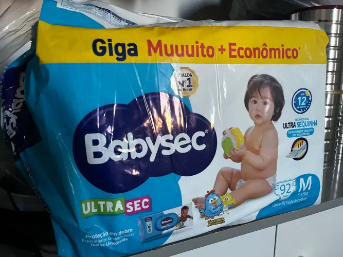 Fralda Babysec tam M 92un