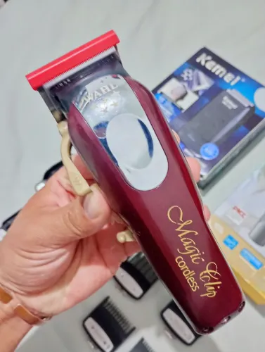 Kit Máquina de cortar cabelo Wahl Magic clip + máquina de acabamento + shaver