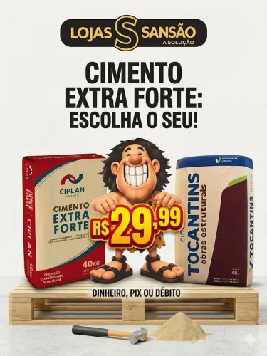 Cimento extra forte 40 kg 