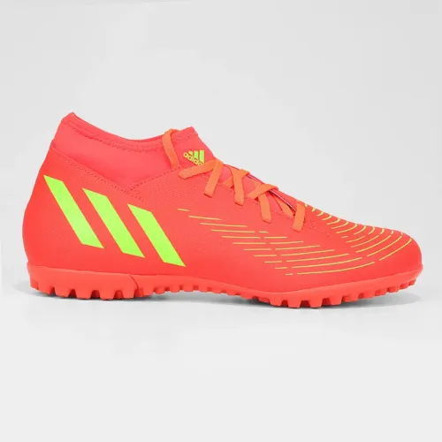 Chuteira Society Adidas Predator Edge 4 S TF Unissex - Laranja+Verde