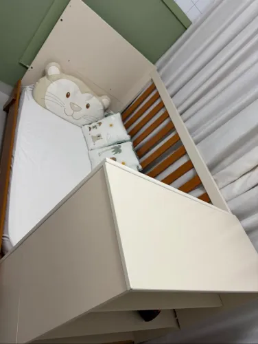 Berço que vira cama!