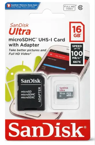 Cartão de Memória 16gb Classe 10 - Sandisk