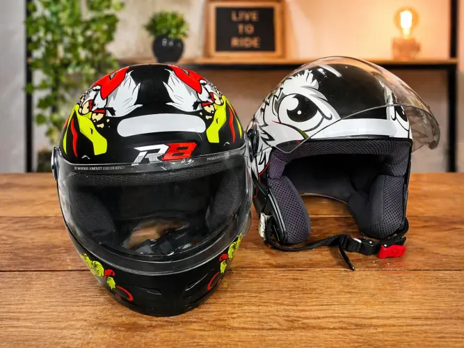 Kit 2 Capacetes para moto