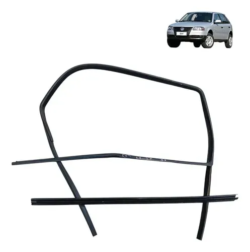 Kit Borracha Pestana Porta Lado Esquerdo Volkswagen Gol G4