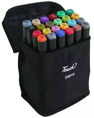 ESTOJO CANETA TOUCH 24 CORES