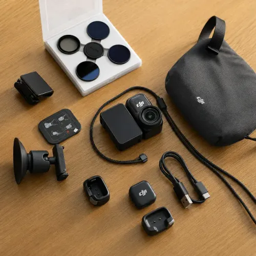 DJI Osmo Nano + DJI Mic Mini + Kit 4 Filtros SmallRig 1 CPL e 3 ND