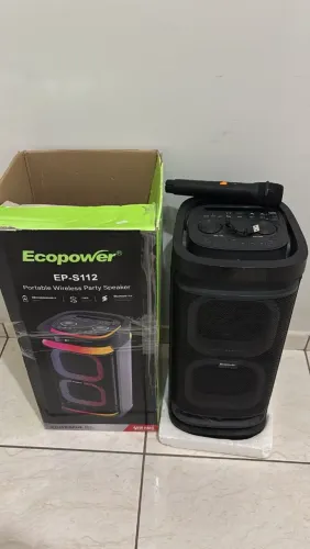 Caixa de som EP- S112 COM MICROFONE gente curiosa nem mande msg LEIA DESCRIÇÃO
