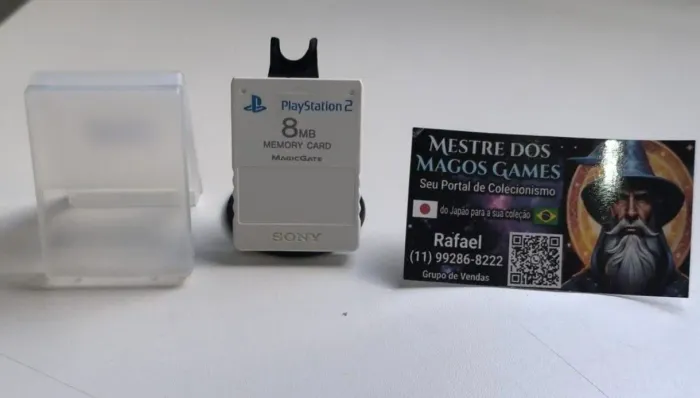 Memory card PS2 original branco