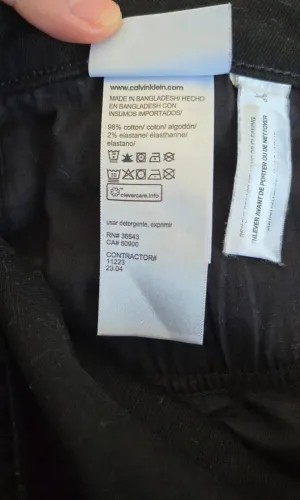 Calça Calvin klein masculina preta