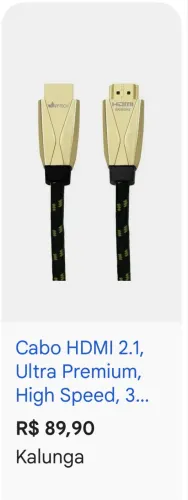 Cabo hdmi 5 metros