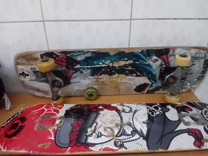 SKATE 8.0, BOM PARA INICIANTES + SHAPE QUASE ZERADO
