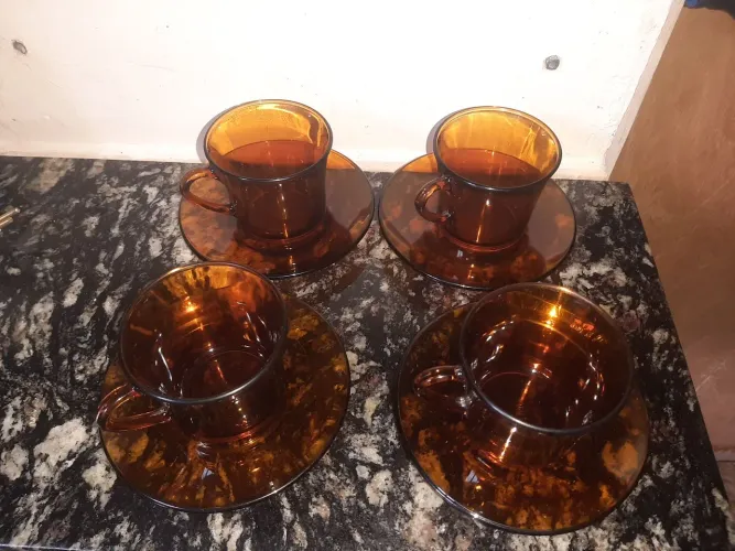 4 Xícara grande de chá duralex
