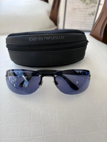 Óculos Emporio Armani Original Italiano AZUL em perfeito estado