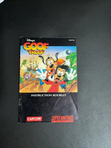 Manual Disney?s Goof Troop Original Super Nintendo