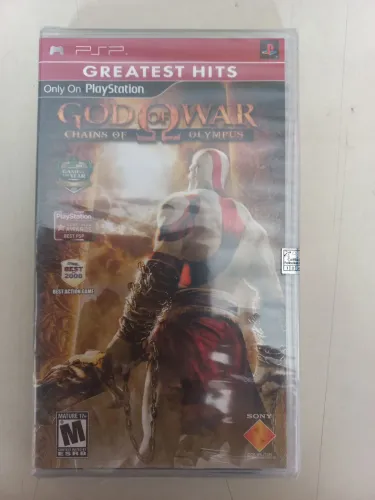 God of War: Chains of Olympus PSP Greatest Hits Lacrado Raro Coleção