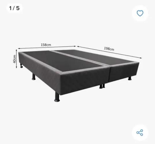 base de cama king nova parcelo em 6 x