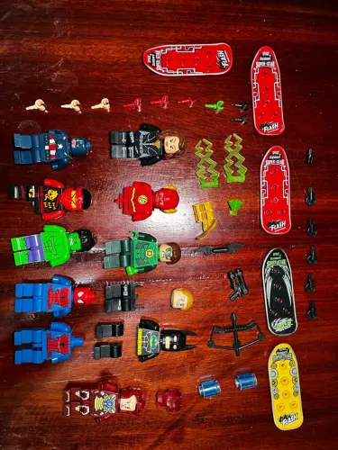 Brinquedos estilo Lego em escala maior