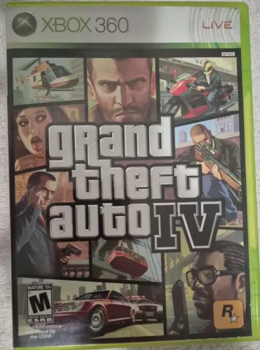 GTA IV Xbox 360 com mapa