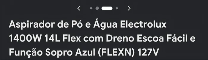Aspirador electrolux seminovo funcionando perfeitamente
