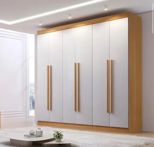 Guarda-Roupa Casal Elegance Premium 6 Portas e 6 Gavetas 100% MDF