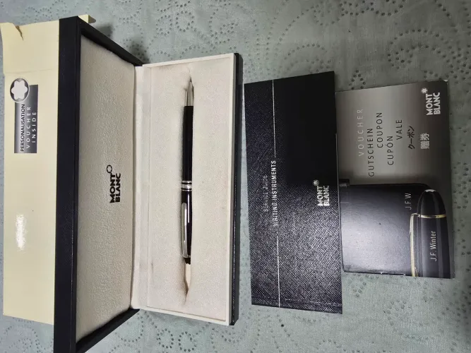 Caneta Original Montblanc Meisterstück Classique Platina