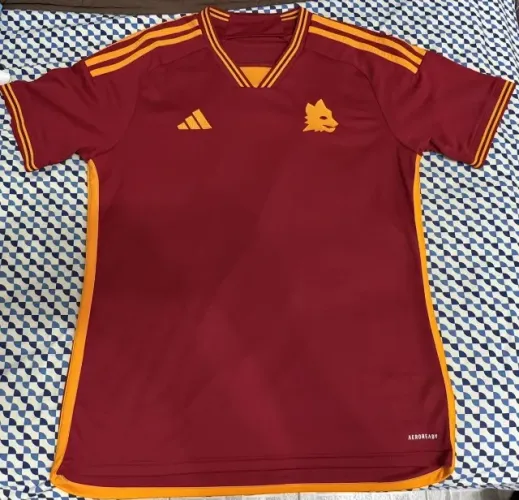 camisa adidas as roma home 2023/24