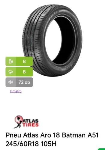 Pneu Atlas Aro 18 Batman A51 245/60R18 105H