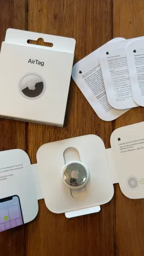 AirTag - Apple - com caixa e manual originais