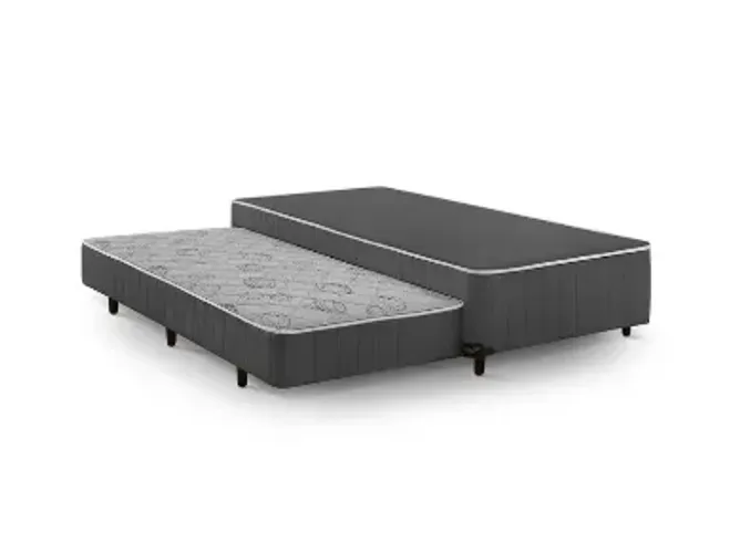 Base Box Solteiro com Auxiliar de Molas Ensacadas PRONTA ENTREGA 