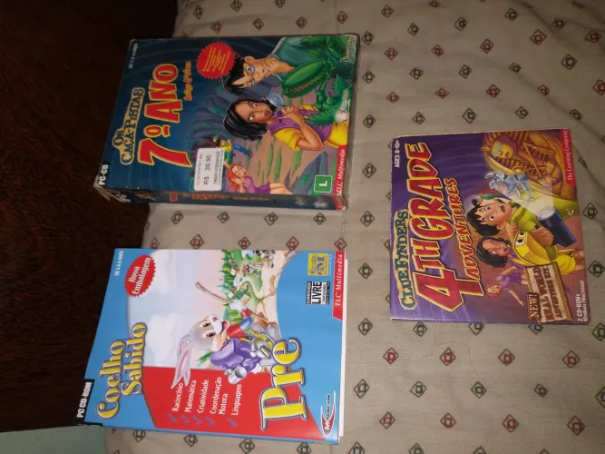 Coelho Sabido Reader Rabbit Pré Os Caça Pistas Clue Finders 7 4 série 3 jogo PC CD