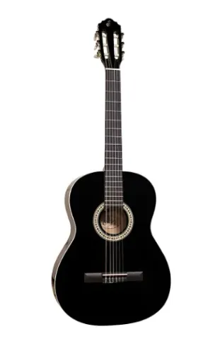 Violão Clássico Giannini N-14 Preto Cordas Nylon Verniz Brilhante - para destros