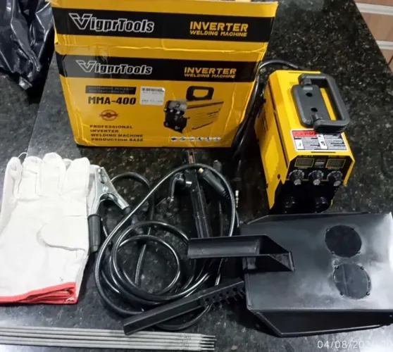 Máquina de solda MMA- 400 NOVA NA CAIXA!