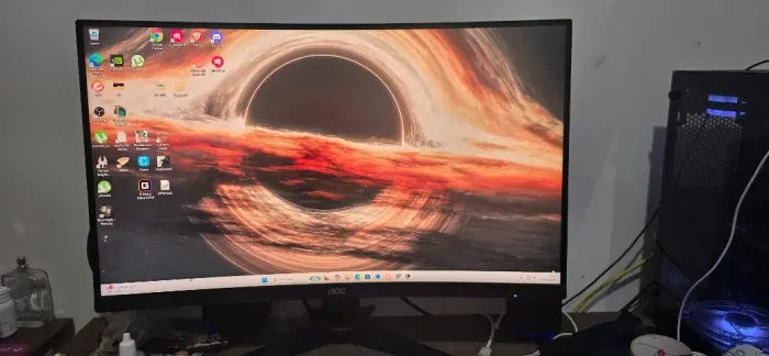 Monitor curvo 27 polegadas, 240hz