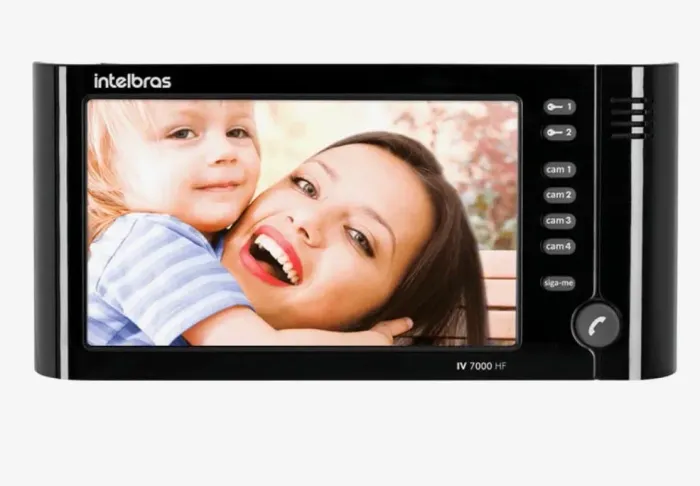 Vídeo porteiro Intelbras IV 7000 HF preto