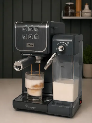 Cafeteira Espresso Oster PrimaLatte Painel Touch 3 em 1
