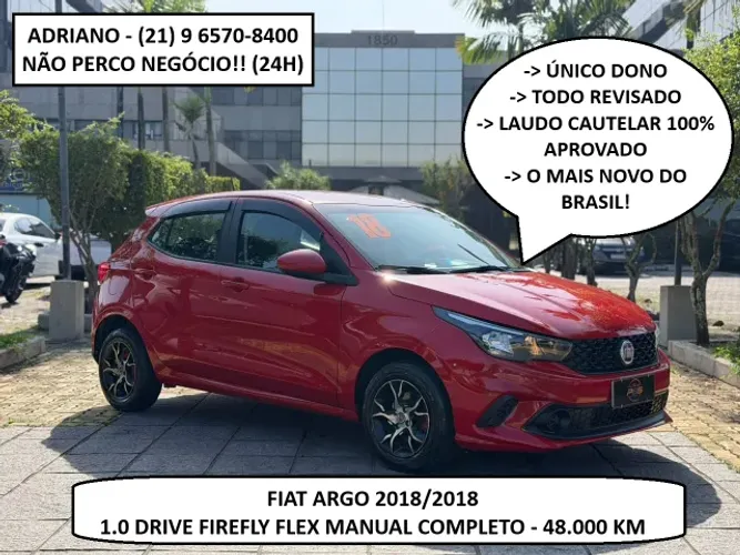 Fiat Argo Drive 1.0 6V Flex 2018