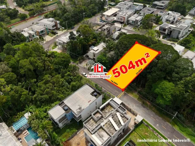 Lote no Alphaville Manaus 1 Terreno com 504m²