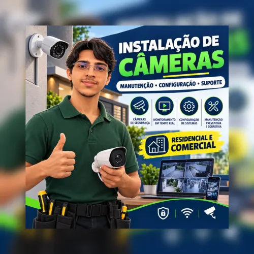 Instalação e Manutenção de Câmeras de Segurança