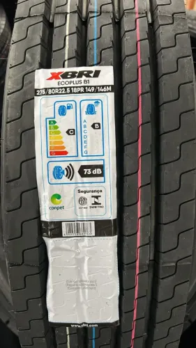 QUEIMA DE ESTOQUE! PNEUS DE CARGA 275/80/22,5C LISO XBRI POR R$ 1.500,00