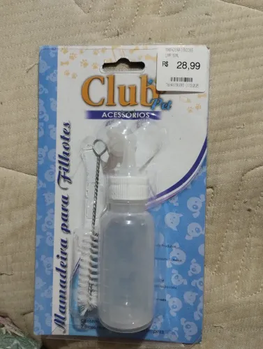 Mamadeira para filhotes Clube Pet 50 ml