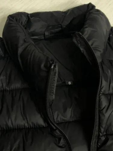Jaqueta puffer preta tamanho G