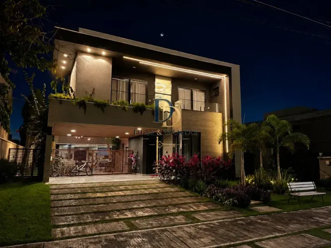 Casa Duplex de Alto Padrão no Alphaville Ceará 4 suítes | Integração, Luxo e Conforto