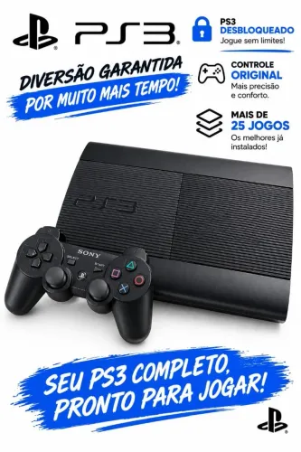 Vídeo game Ps3 desbloqueado