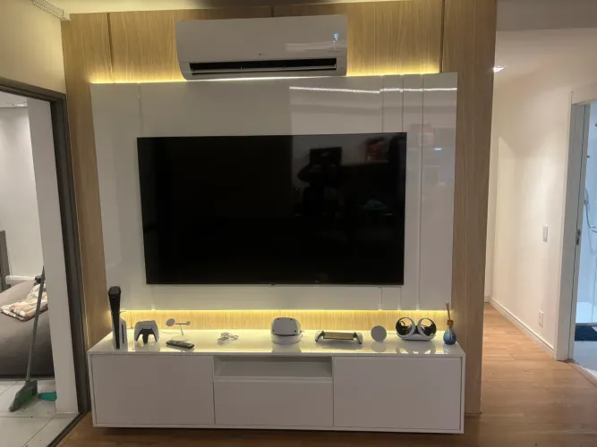 Painel e rack para tv 