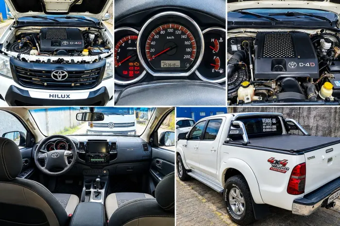 Toyota Hilux CD SRV D4-d 4X4 3.0 TDI Diesel AUT 2012