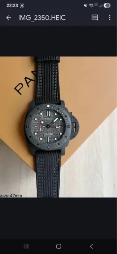 Relógio Submersible Estilo Panerai Automático ETA Linha Super Premium Safira 47mm