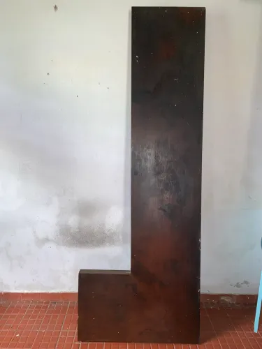 Bancada de madeira em L( ype)