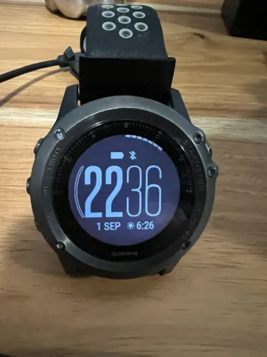 Relógio Garmin Fenix 3 HR Sapphire (GPS + Heart Rate) + pulseiras